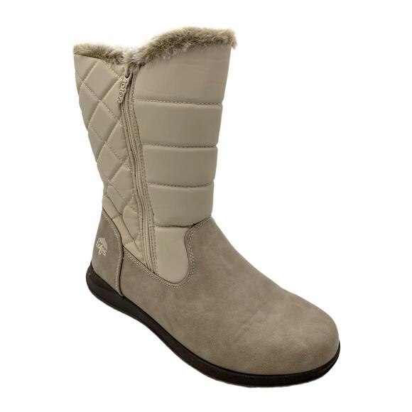 Totes Shoes - Totes Women's Edgen Boots Taupe - Medium